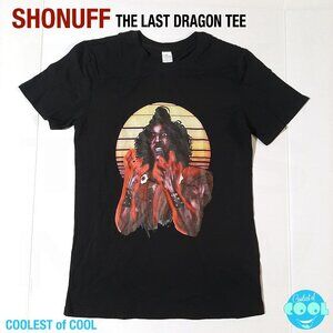Shonuff glow T-Shirt womens size small black tee The Last Dragon movie shirt New